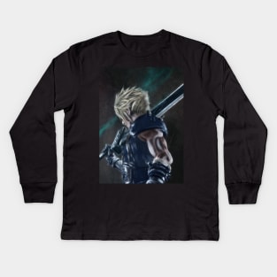 Cloud Strife FFVII Remake Kids Long Sleeve T-Shirt